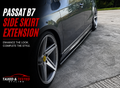 VW Passat B7 Gloss Black Side Skirt Extensions 215cm | 2 Piece Set | Fast Irish Shipping
