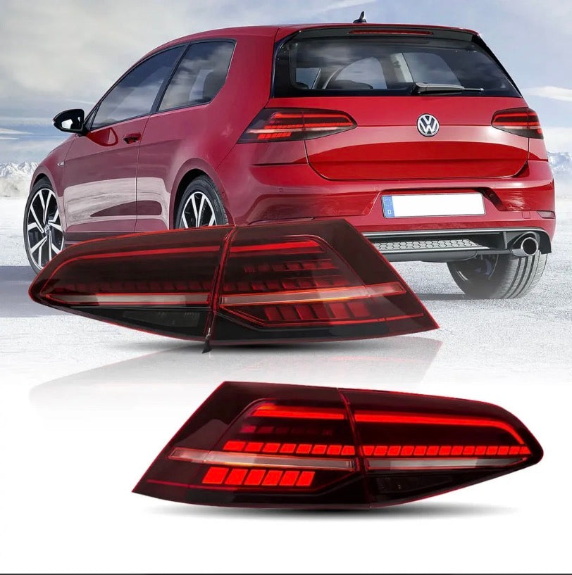13-21 VW Golf MK7 MK7.5 Hatchback Vland LED Tail Lights [E-mark]