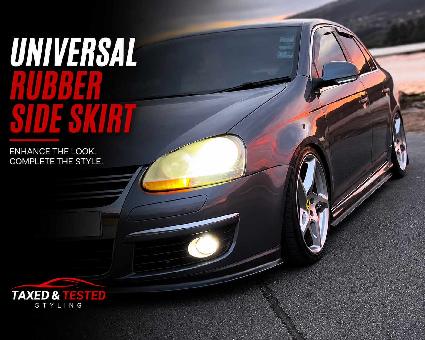 UNIVERSAL RUBBER SIDE SKIRTS| UNIVERSAL SIDE SKIRTS EXTENSION