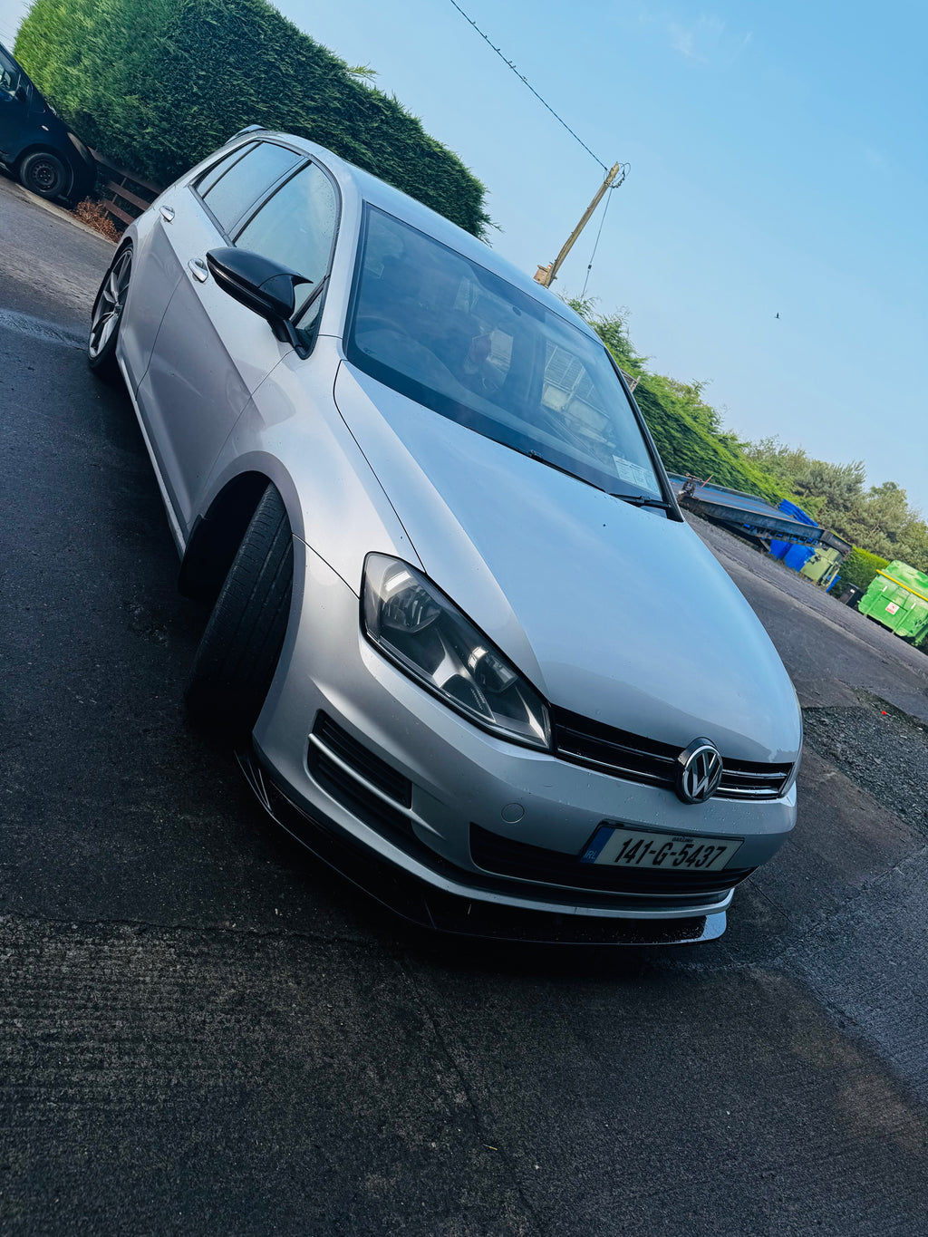 ❌30% OFF❌ VW MK7 Golf GTI/GTD Gloss Black Front Splitter | Fast Irish Shipping