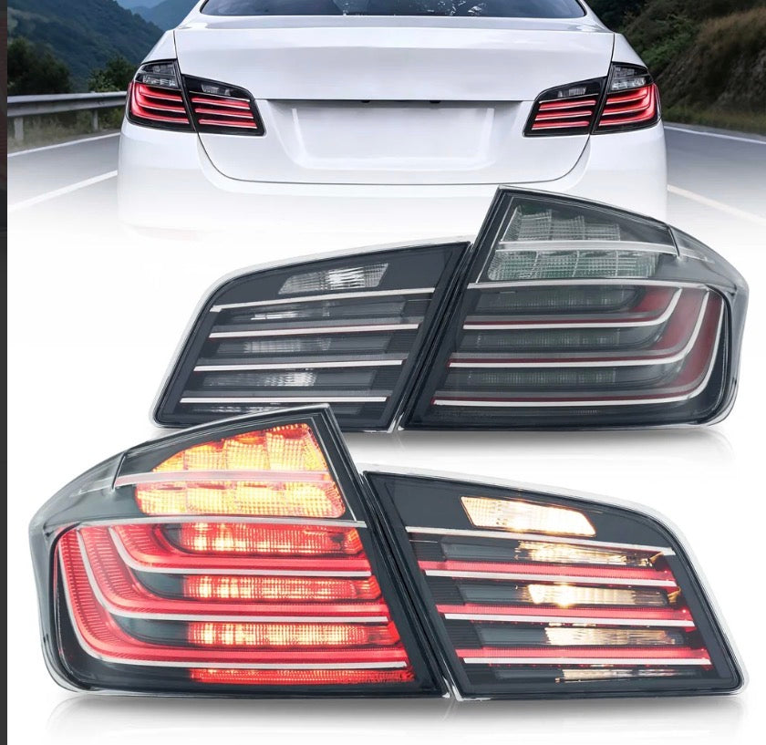 11-17 BMW 5 Series F10 F18 Vland LED Tail Lights With Amber Turn Signal