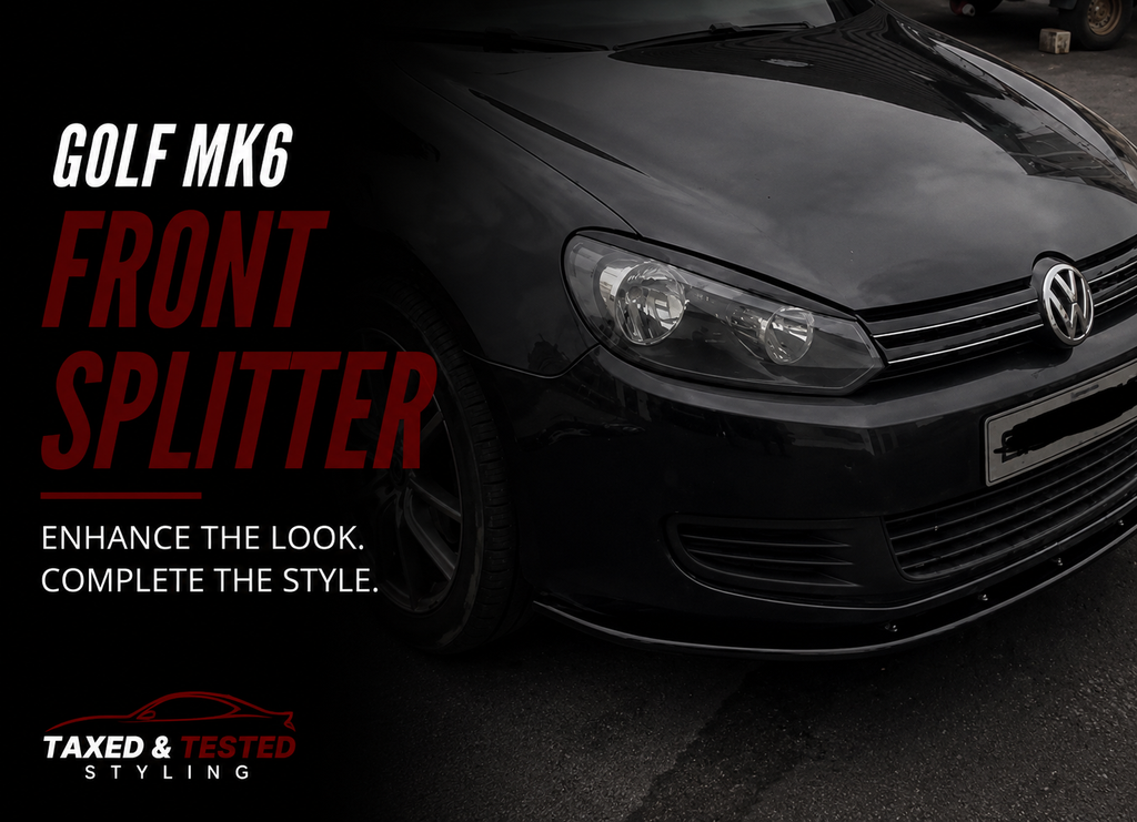VW Golf MK6 GTI GTD Front Splitter Gloss Black | Fast Irish Shipping