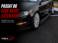 VW Passat B6 Gloss Black Side Skirt Extensions 215cm | 2 Piece Set | Fast Irish Shipping