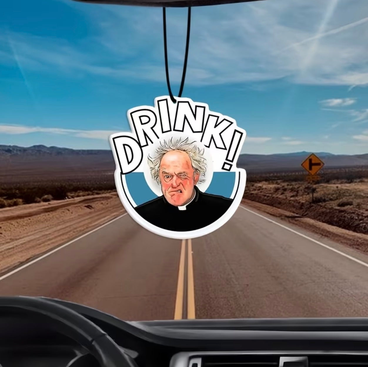 Father Jack Drink Air-freshener| Novelty Air Freshener| Irish Humour Air Freshener
