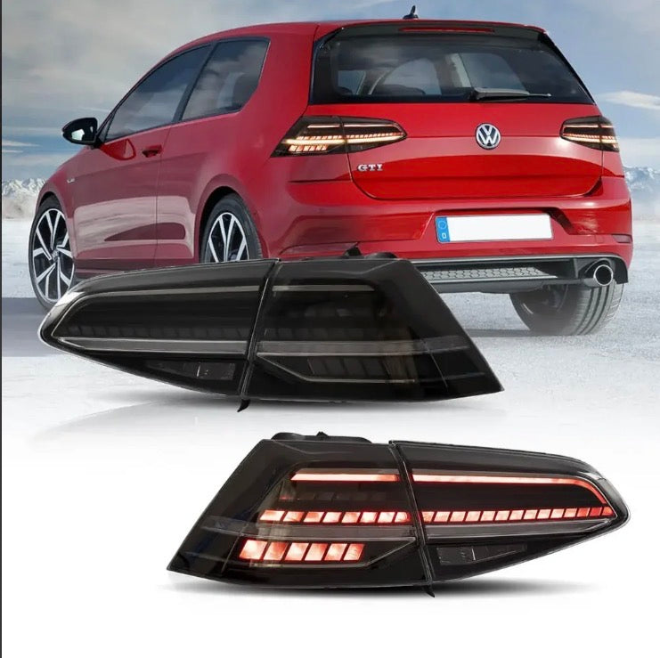 13-21 VW Golf MK7 MK7.5 Hatchback Vland LED Tail Lights [E-mark]