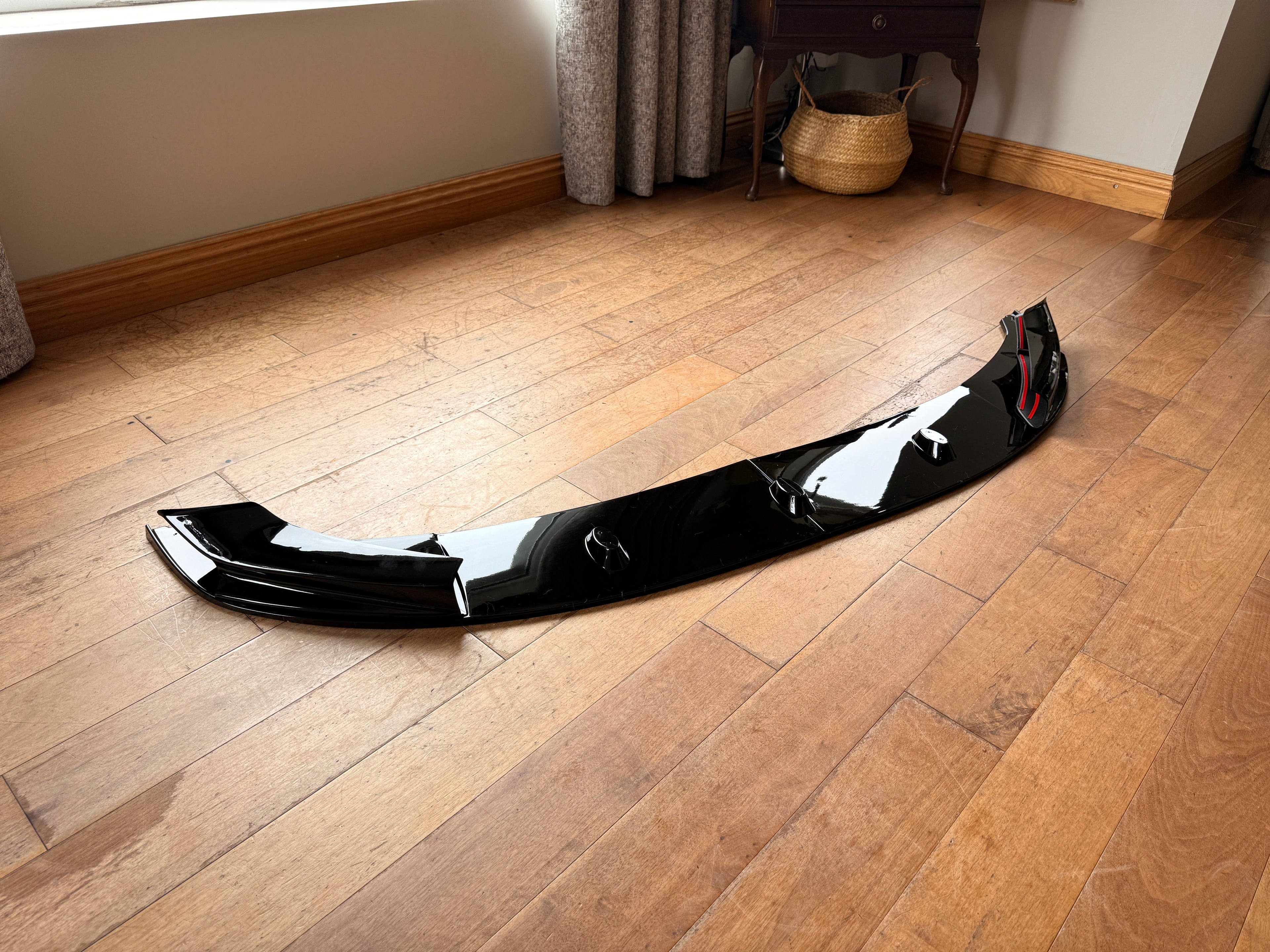BMW F10 Gloss Black Front Splitter | M Sport Front Lip | Fast Irish Shipping