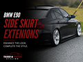 BMW E90 Gloss Black Side Skirt Extensions 192cm | 2 Piece Set | Fast Irish Shipping