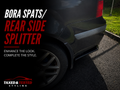 VW Bora Gloss Black Rear Spats | Rear Side Splitters | Fast Irish Shipping