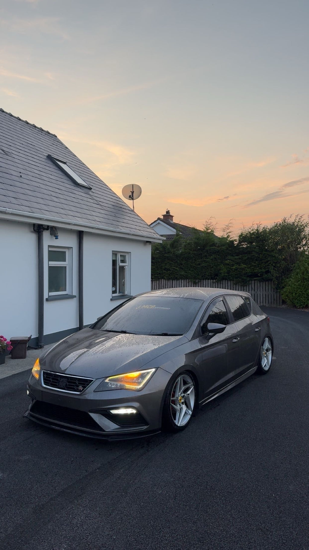 Seat Leon MK3 Front Splitter Gloss Black | 5F Styling | Fast Irish Shipping