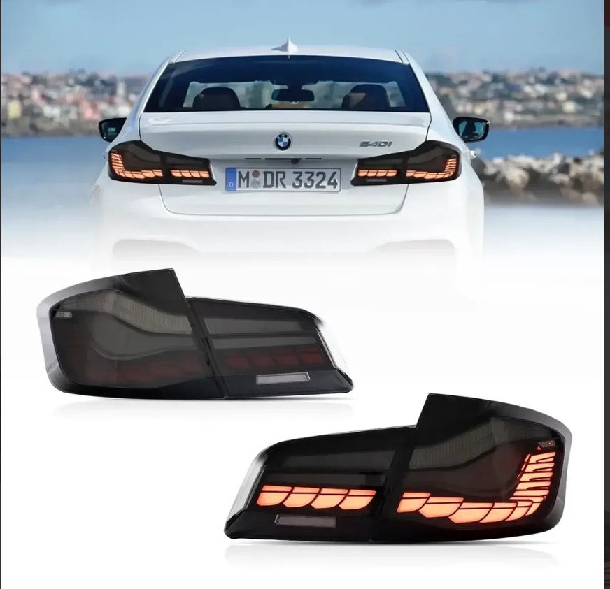 11-17 BMW 5 Series M5 6th Gen (F10 F18) Vland OLED Tail Lights With Dynamic Welcome Lighting CS Style [E-mark]