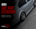 VW Bora Gloss Black Side Skirt Extensions 192cm | 2 Piece Set | Fast Irish Shipping
