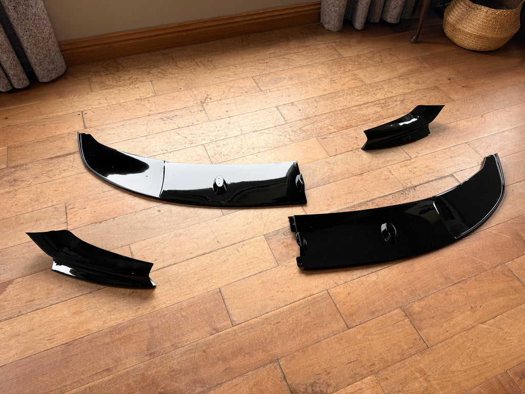 BMW F10 Gloss Black Front Splitter | M Sport Front Lip | Fast Irish Shipping