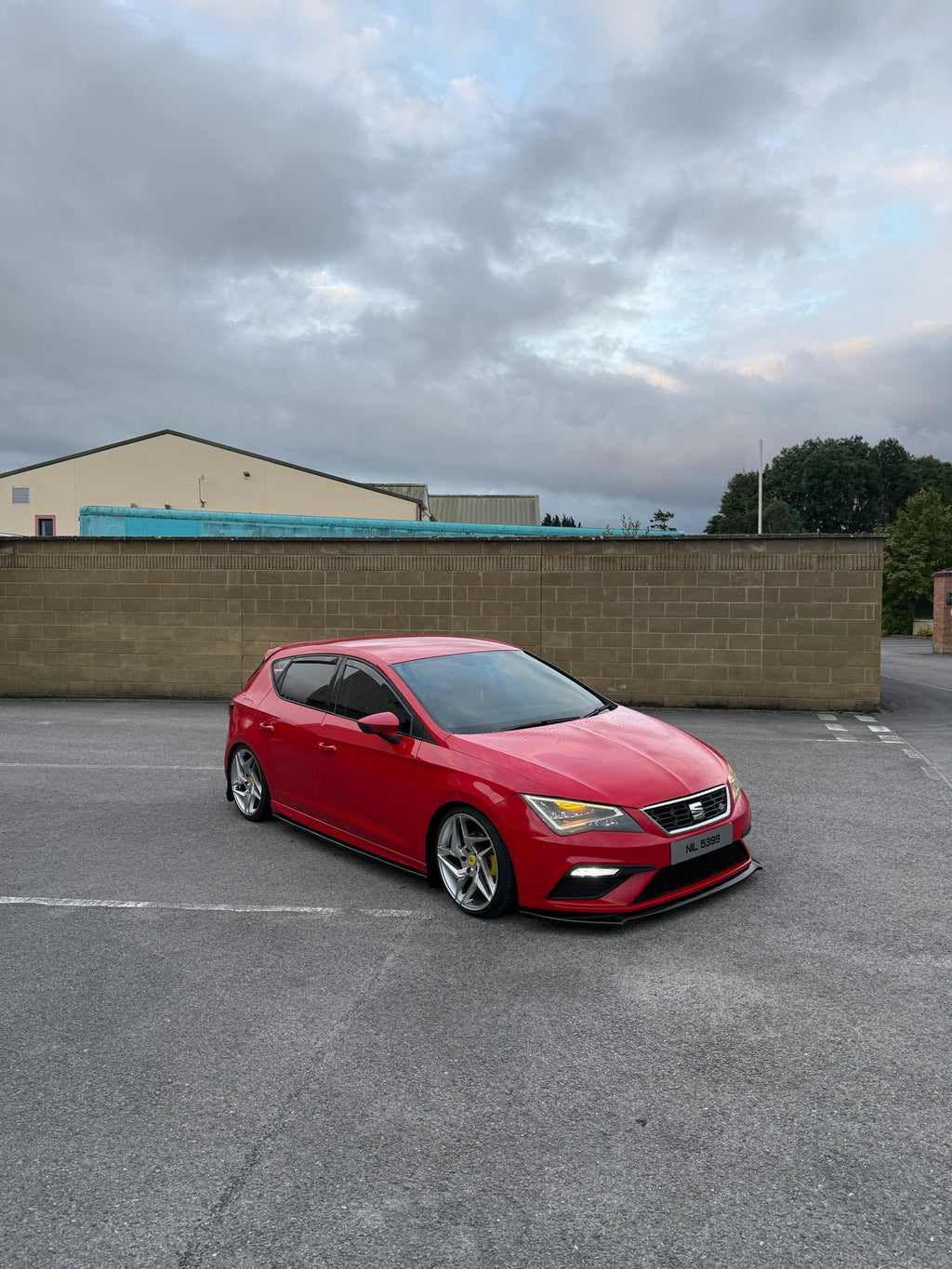 Seat Leon MK3 Front Splitter Gloss Black | 5F Styling | Fast Irish Shipping