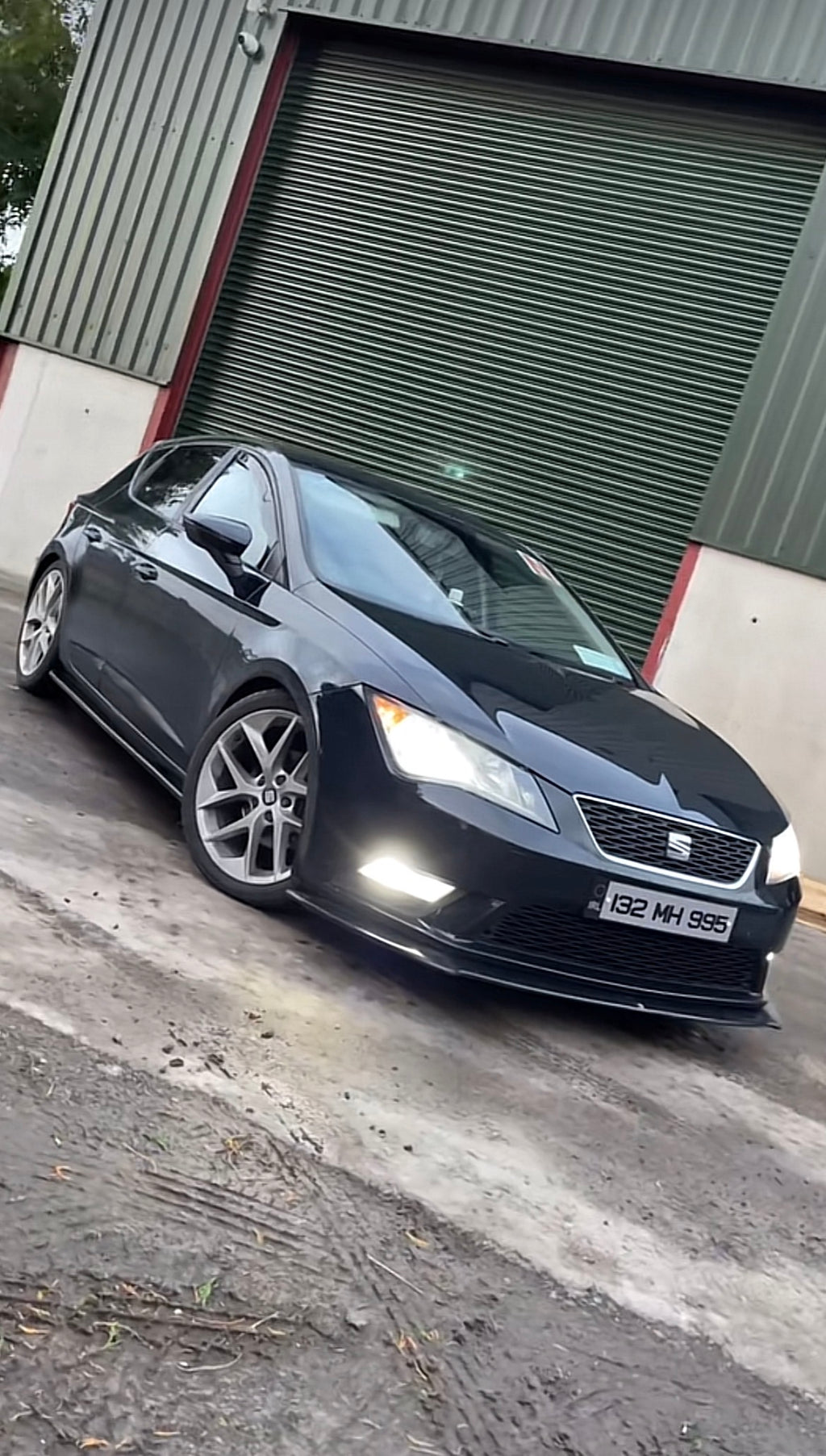 Seat Leon MK3 Front Splitter Gloss Black | 5F Styling | Fast Irish Shipping