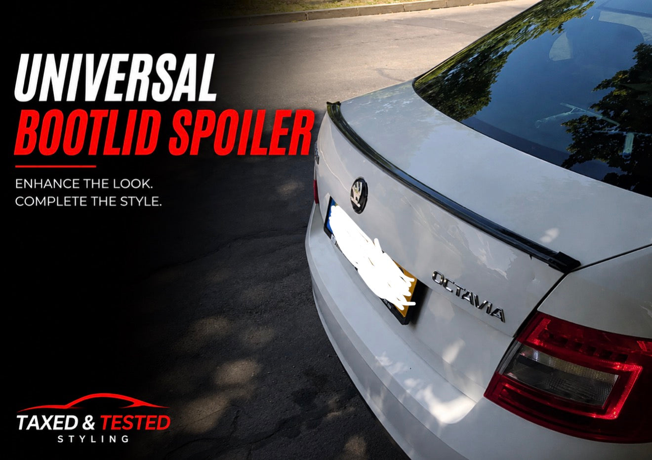 Universal Gloss Black Boot Lid Spoiler Lip | Fast Irish Shipping| 150cm