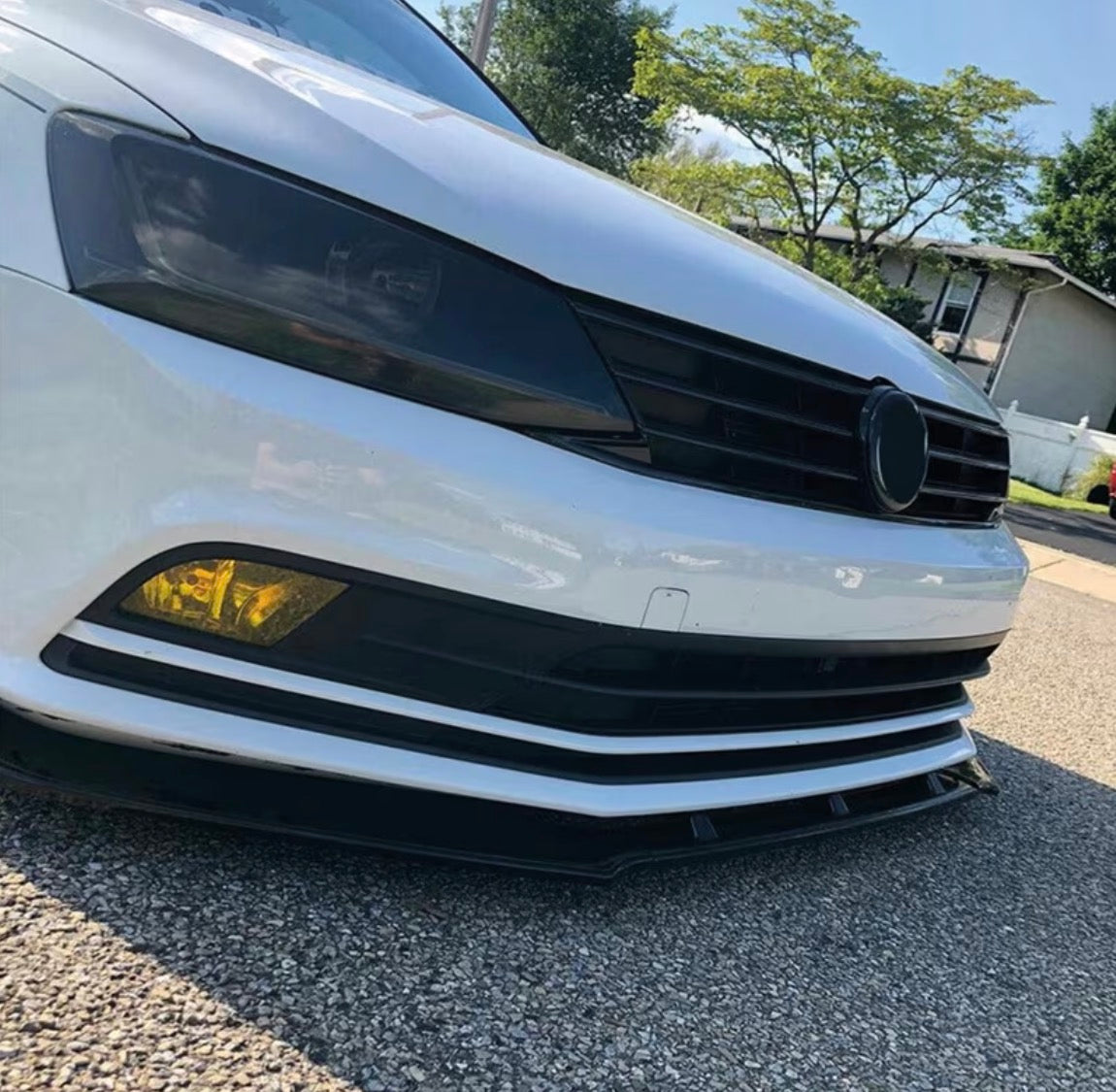 MK6 Jetta Front Splitter Gloss Black | VW Jetta Lip Kit Ireland