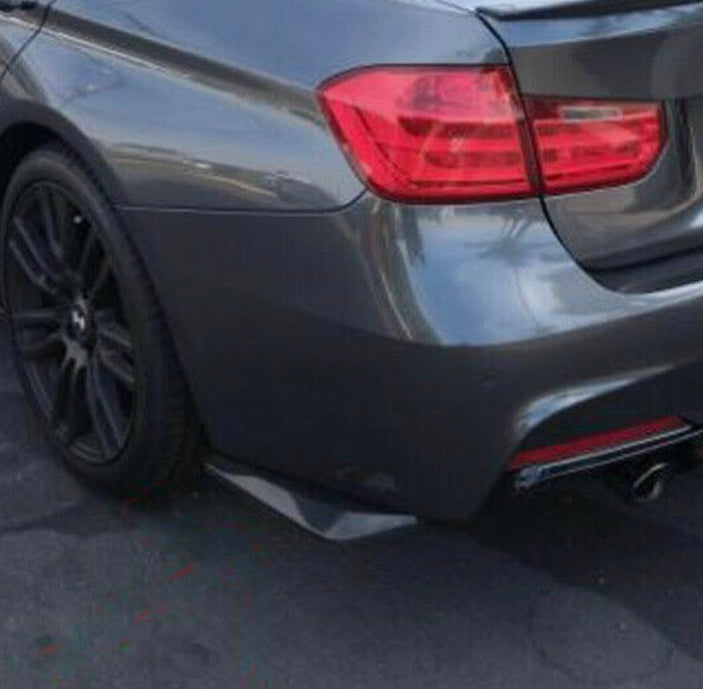 BMW F30/F31 M Sport Gloss Black Rear Spats/ Rear Splitter | Fast Irish Shipping