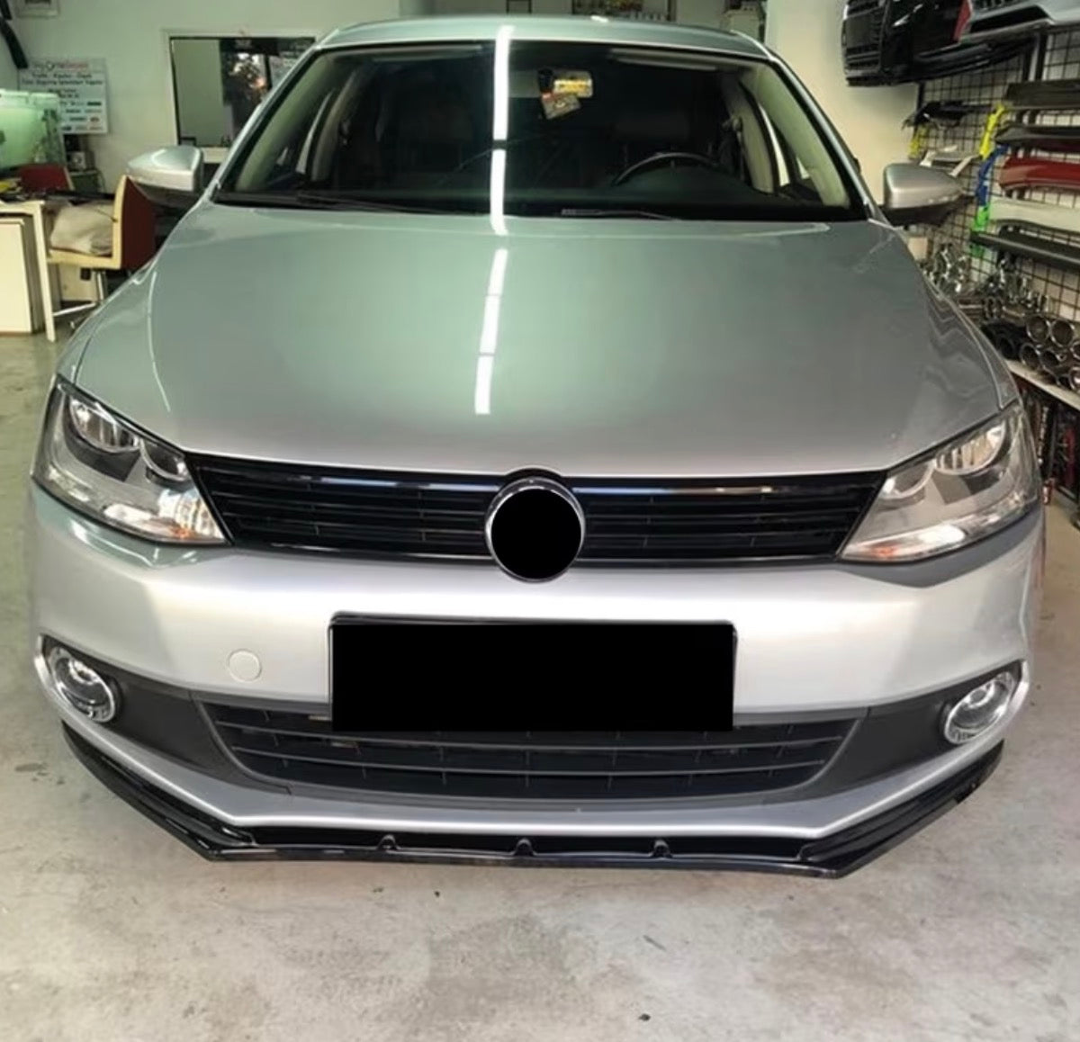MK6 Jetta Front Splitter Gloss Black | VW Jetta Lip Kit Ireland