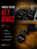 Taxed & Tested Key Rings