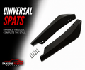 Universal Gloss Black Rear Spats | Rear Side Splitters | Fast Irish Shipping