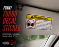 Funny Car Decal Sticker/ Warning sticker decorative decal for cars| Adhesive Decals Ireland| Irish